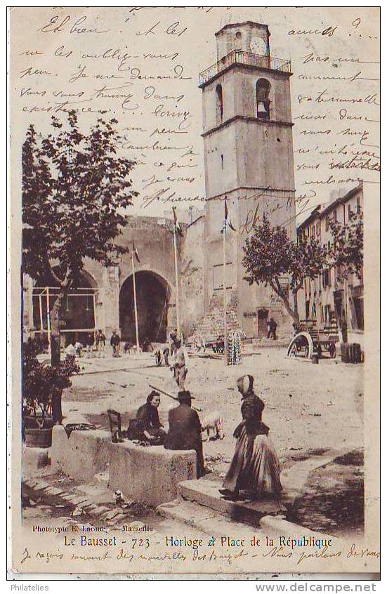 LE  BEAUSSET  PLACE DE LA REPUBLIQUE  1903 - Le Beausset