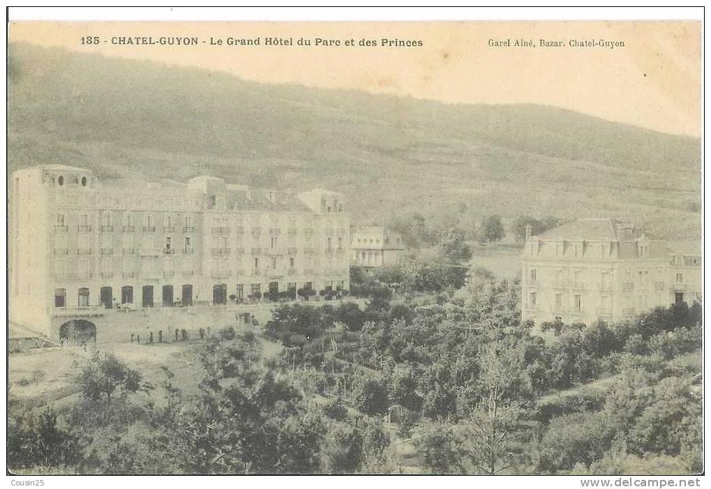 63 CHATEL-GUYON - Le Grand Hôtel Du Parc Et Des Princes - Edit : - Châtel-Guyon