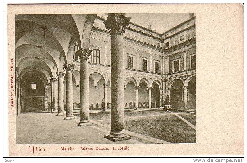 PGL 1754 - URBINO PALAZZO DUCALE IL CORTILE - Urbino