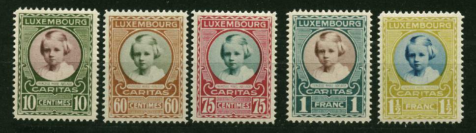 Luxembourg ** N° 209 à 213 - Au Profit D´ œuvres Sociales - Unused Stamps