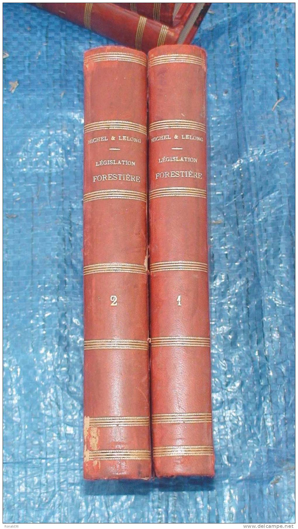 Livre  Droit FORESTIER : Garde Législation Forestière  Par Henry MICHEL Et Eugène LELONG Angers ( Forêt , Garde Nature ) - Derecho