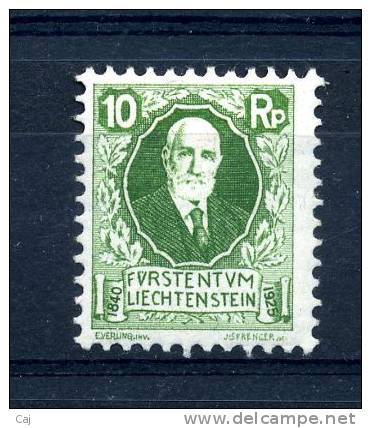 Liechtenstein  :  Yv  72  * - Nuovi