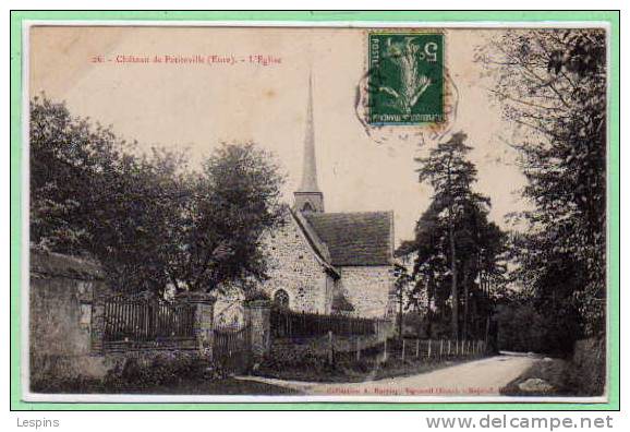 27 - PETITEVILLE --  Château De........L'Eglise - Pinterville