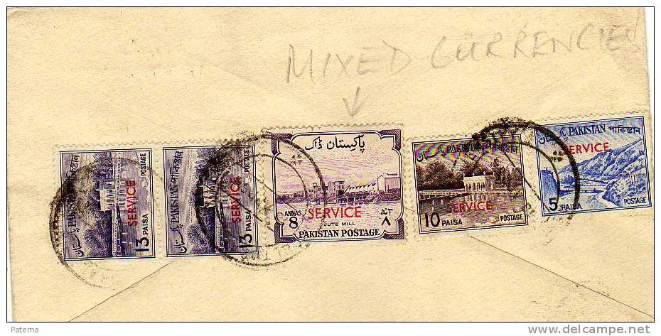 Carta,  Aérea, PAKISTAN 1964, Servicio Oficial.cover, Lettre, Letter - Pakistan