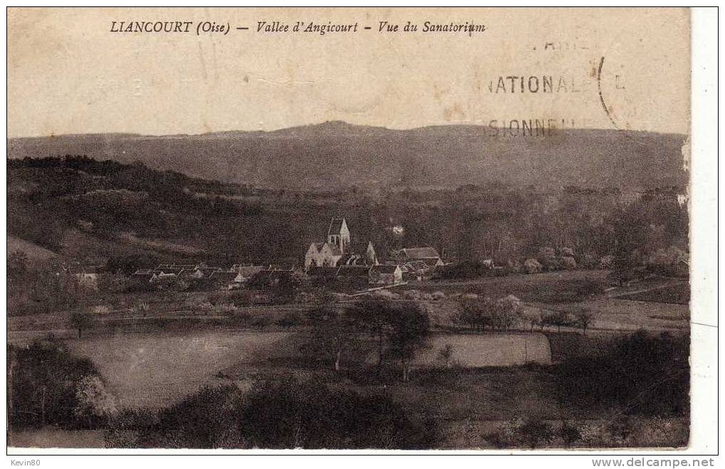 60 LIANCOURT Vallée D'Angicourt Vue Du Sanatirium - Liancourt