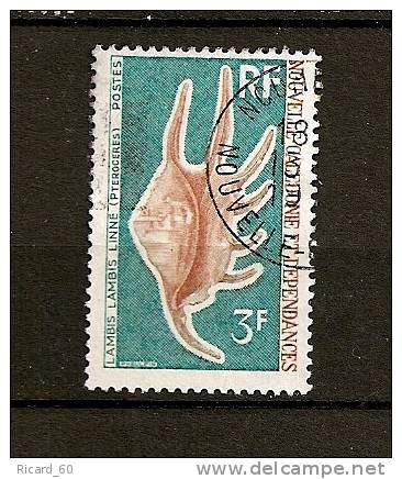 Timbre Oblitéré De Nouvelle Calédonie, N° 380, Coquillage, Lambis Lambis - Used Stamps