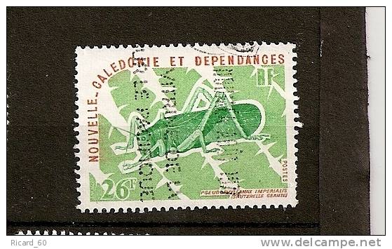 Timbre Oblitéré De Nouvelle Calédonie, N° 406, Insecte,pseudophylianax Imperialis - Used Stamps