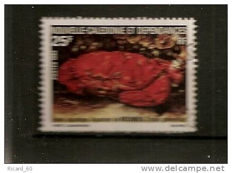 Timbre Oblitéré De Nouvelle Calédonie, N° 454, Aquarium De Nouméa, Etisus Splendidus - Used Stamps