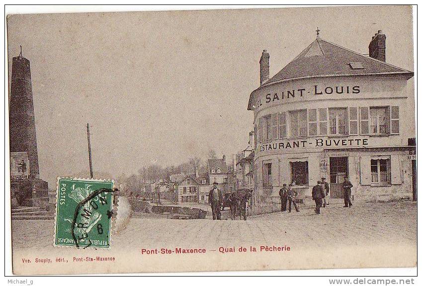 Pont-sainte-Maxence - Quai De La Pêcherie - Hotal Saint Louis - Animation, Attelage - Pont Sainte Maxence