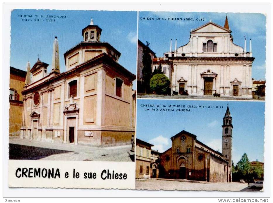 CREMONA, VEDUTINE DELLE CHIESE, VG 1973 - Cremona