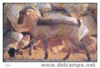 # OMAN 32 The Rare And The Beautiful - Arabian Tahr 5 Gpt 01.93 -animal- Tres Bon Etat - Oman