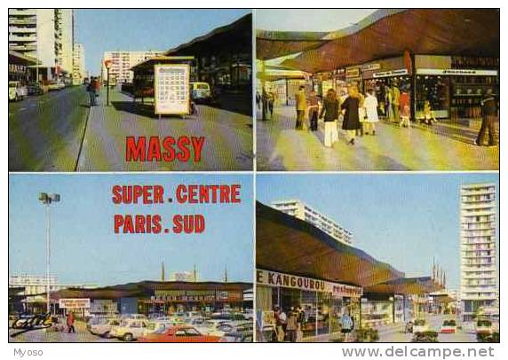 91 MASSY Super Centre Paris Sud La Rue Des Canadiens Le Centre Le Parking Le Kangourou - Massy