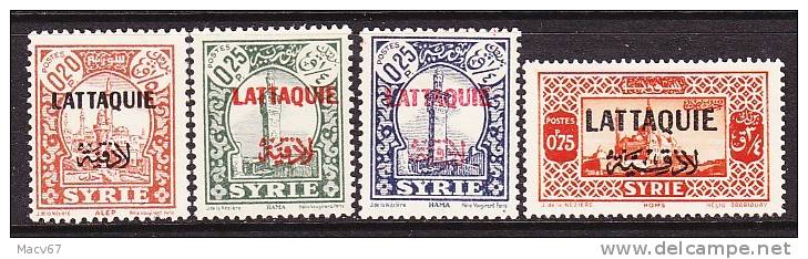 Lattaquie 4-6, 8  * - Unused Stamps