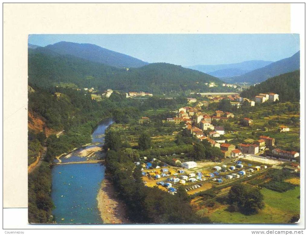 K 152  BESSEGES   LE CAMPING ET LES BORDS DE LA CEZE  1981 - Bessèges