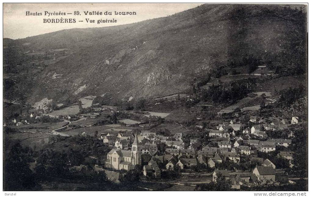 BORDERES - Vallée Du Louron.  Vue Générale - Borderes Louron