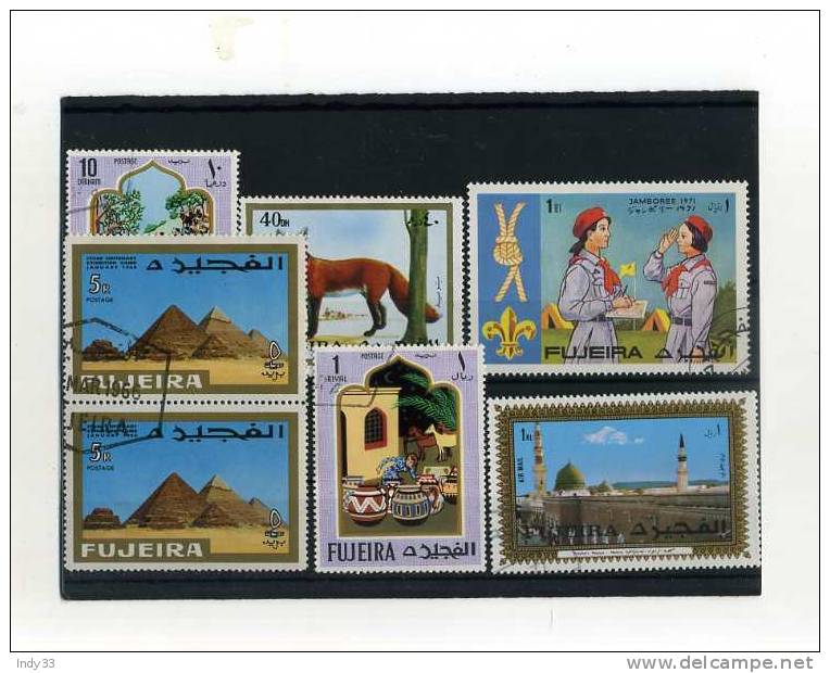 - EMIRATS ARABES UNIS . ENSEMBLE DE TIMBRES DE FUJEIRA - Fujeira