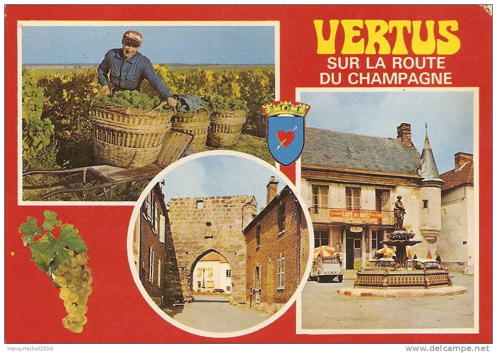 Vertus Vendanges Café Des Arts , Sur La Route Du Champagne - Vertus