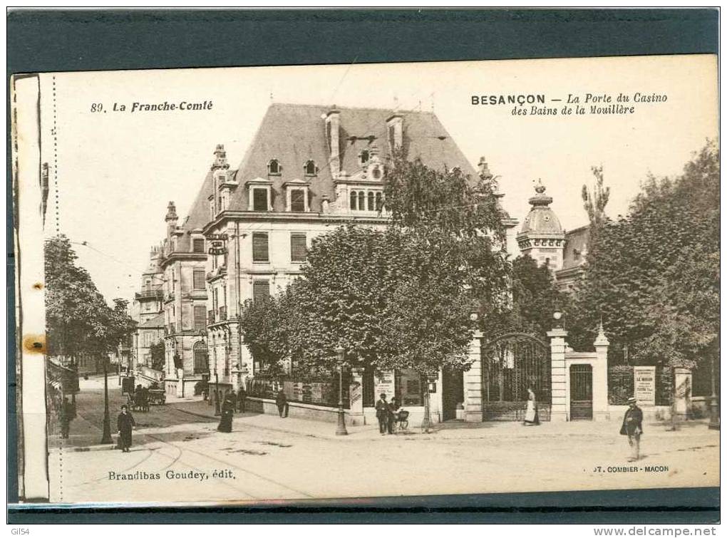 Besançon - La Porte Du Casino Des Bains De La Mouillère  - Mu23 - Besancon