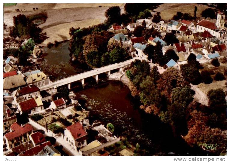 CPM  PONTAILLER SUR SAONE ** VUE AERIENNE  DU NOUVEAU PONT SUR LA VIEILLE SAONE - Chenove