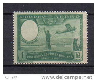 SS1578 - SPAGNA , Posta Aerea N. 80 *  Senza Effigie Di Lindbergh - Unused Stamps