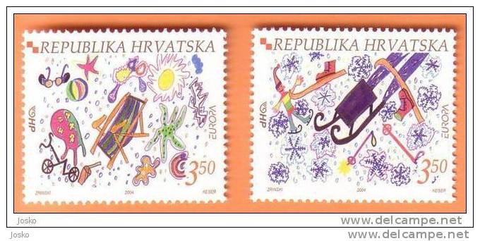 EUROPA CEPT 2004 . ( Croazia - 2. Francobolli MNH** ) - Croatia - 2004