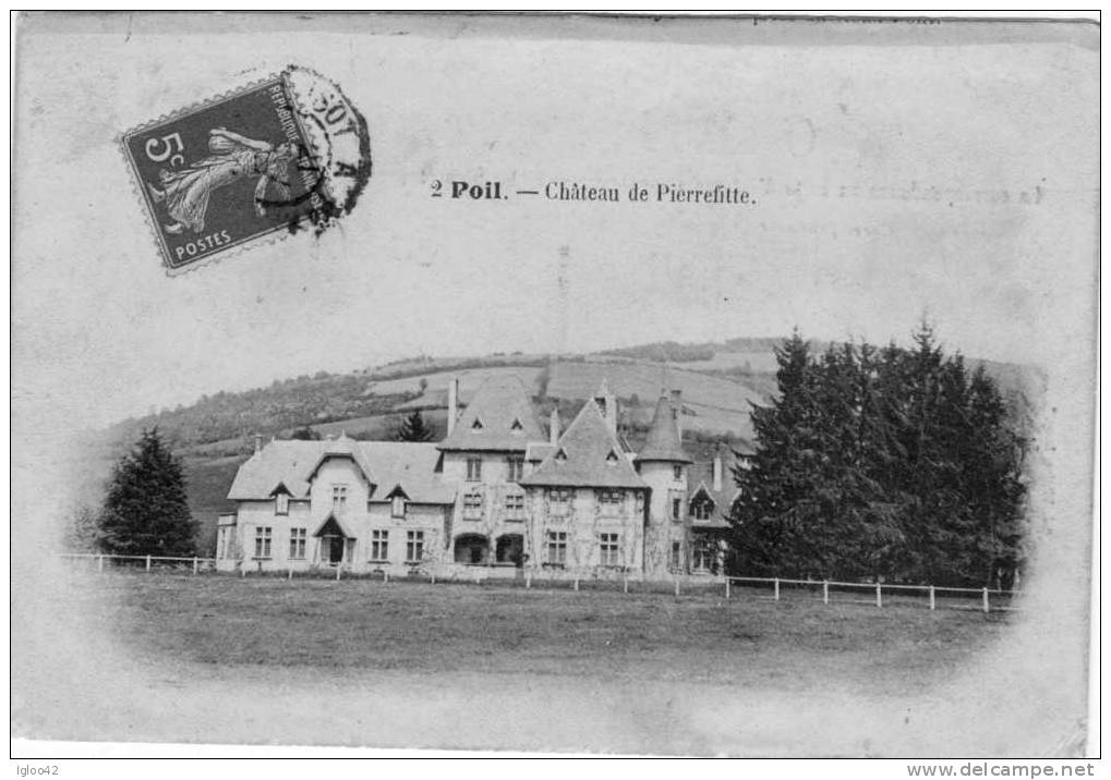 POIL - Château De Pierrefitte - Autres & Non Classés