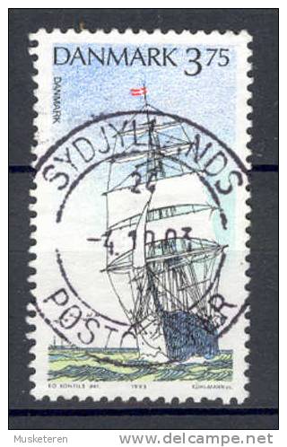 Denmark 1993 Mi. 1057 3.75 Kr  Segelschulschiff Vollschiff "Danmark" School Ship Sailing Ship Deluxe Cancel - Usati