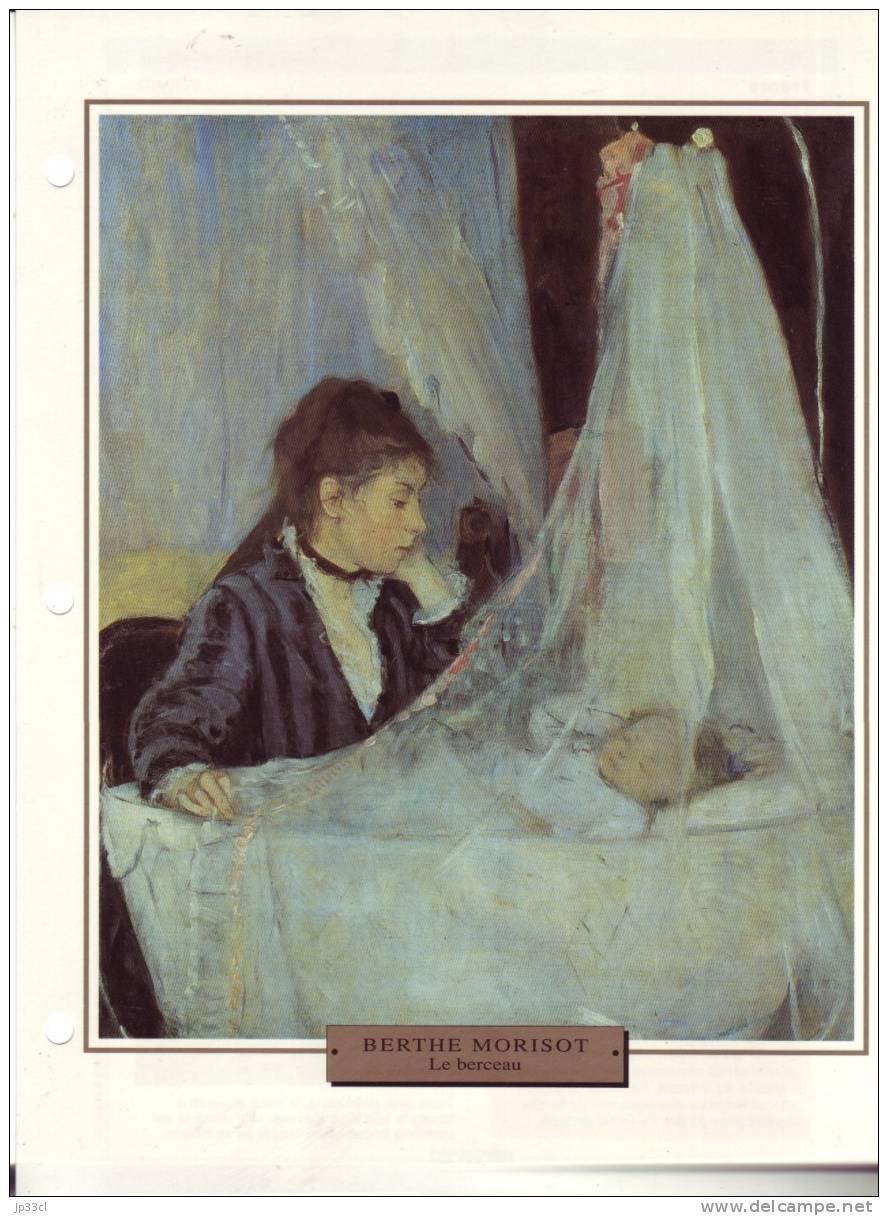Reproduction De Le Berceau, De Berthe Morisot (avec Fiche Explicative) - Autres & Non Classés