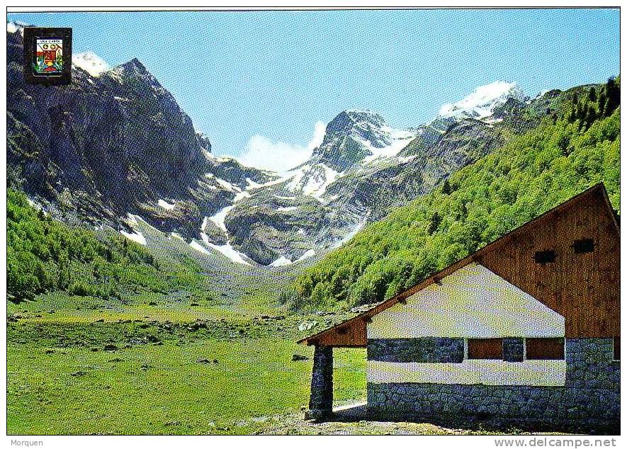Postal VALL D´ARAN (Lerida). Pirineo Catalan - Lérida