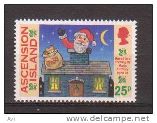 Ascension Islands Christams Pappa Nuel UMM 25p - Ascension (Ile De L')