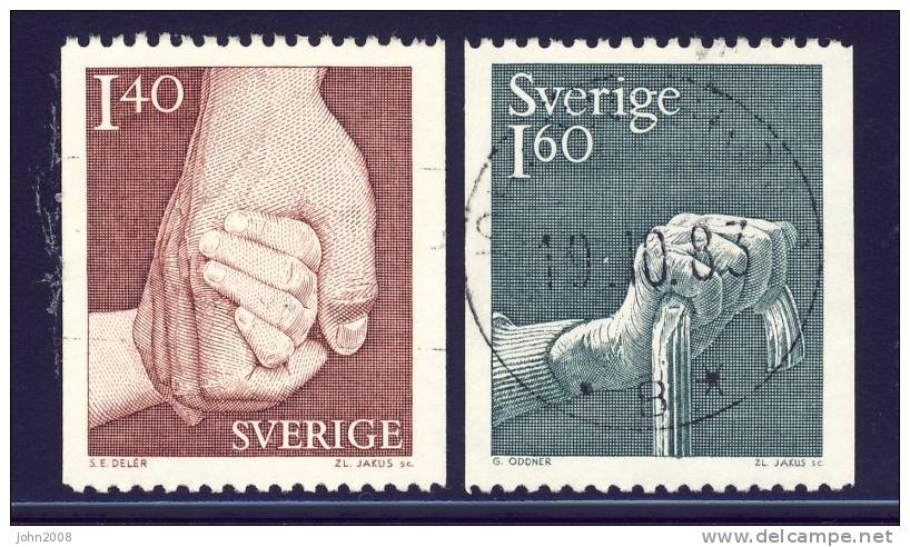 Schweden / Sweden 1980 : Mi.nr 1103-1104 * - Freimarken / Definitives - Used Stamps