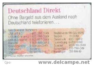 # GERMANY P18_91 Deutschland Direkt 12 Gd 09.91  Tres Bon Etat - P & PD-Series: Schalterkarten Der Dt. Telekom