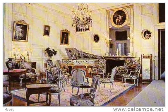 78 Chateau De THOIRY EN YVELINES Le Salon Blanc Clavecin Fabrique En 1733 Par Blanchet Peint Par Huet - Thoiry