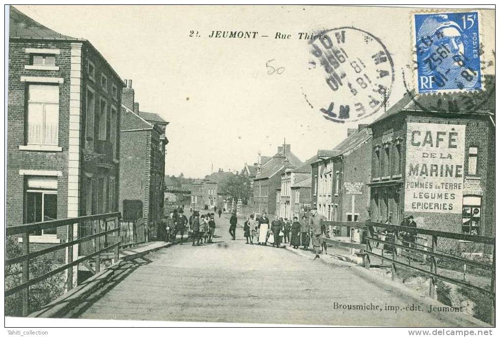 JEUMONT - Rue Thiers - Jeumont