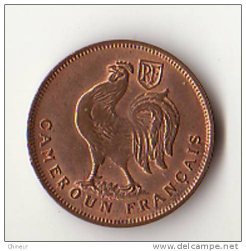 CAMEROUN FRANCAIS 1 FRANC 1943 - Cameroun