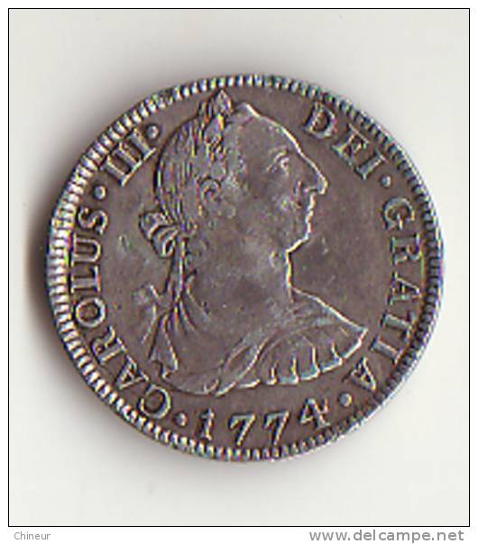 MEXIQUE 2 REALES CHARLES III 1774FM - Mexico