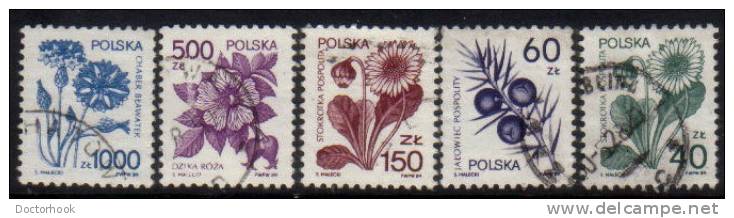 POLAND   Scott #  2917-21  VF USED - Used Stamps