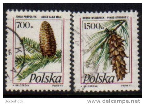 POLAND   Scott #  3013-4  VF USED - Usados