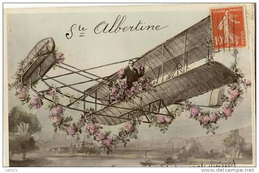 Aviation - Fantaisies - Avion Précurseur - Sainte Albertine - ....-1914: Precursors