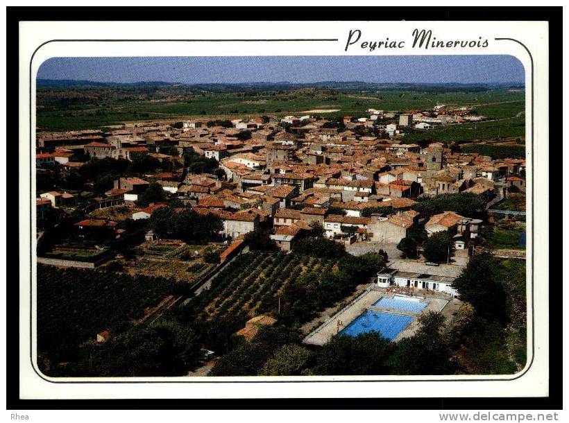 11 Peyriac-Minervois Vue Aerienne Piscine D11D K11286K C11285C RH078049 - Autres & Non Classés