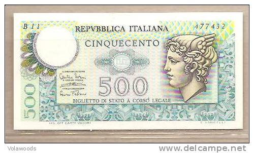 Italia - Banconota Non Circolata Da 500 Lire P-94a.1 - 1974 #19 - 500 Lire