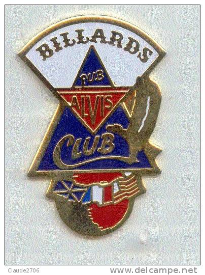 Pin´s Billard Club Alvis Tirage Limite (2) - Biliardo