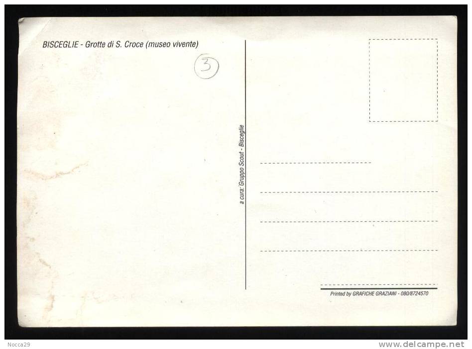 BISCEGLIE 1994 GROTTE DI SANTA CROCE CON BAMBINI(3) - Bisceglie
