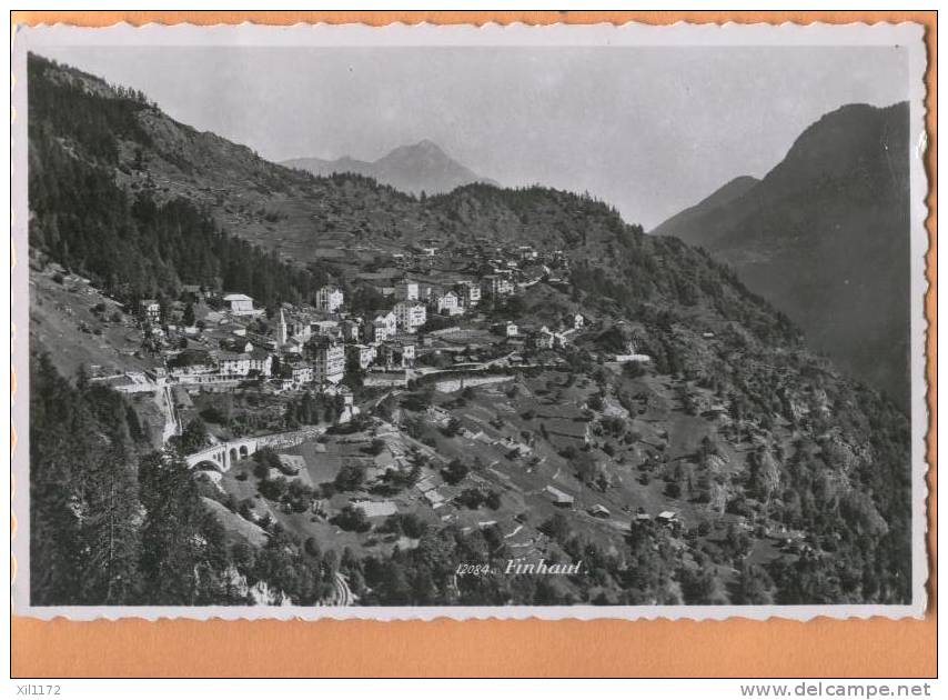 G109 Village De Finhaut Finhauts. Cachet Finhaut 1953 Vers La Chaux Du Milieu - Finhaut