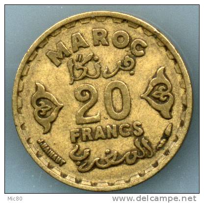 20F Maroc 1952 (1371) Ttb - Morocco