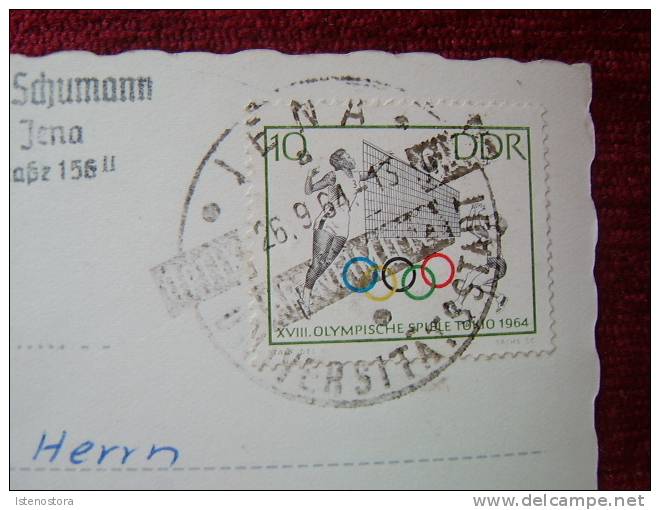 GERMANY / JENA / COVER UNIVERSITATSSTADT / 1964 - Jena