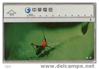 # TAIWAN 8008 Insect 100 Landis&gyr   Tres Bon Etat - Taiwan (Formose)