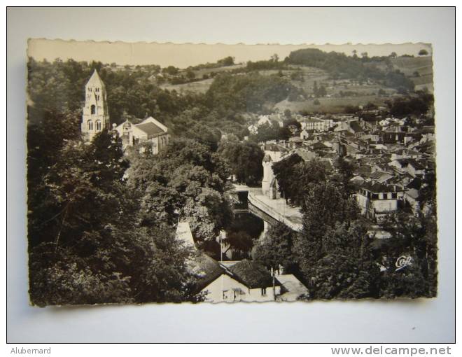 Brantome , Vue Générale . C.p.photo 14x9 - Brantome