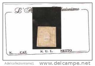 27446)francobollo Antichi Stati  Toscana - 10 Centes - II° Scelta, Governo Provvisorio  - Usato - Cat. N°19 - Toscane