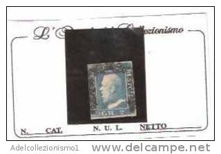 27448)francobollo Antichi Stati Sicilia - GR.2 - II° Scelta - Usato - Cat. N°6 - Sicile